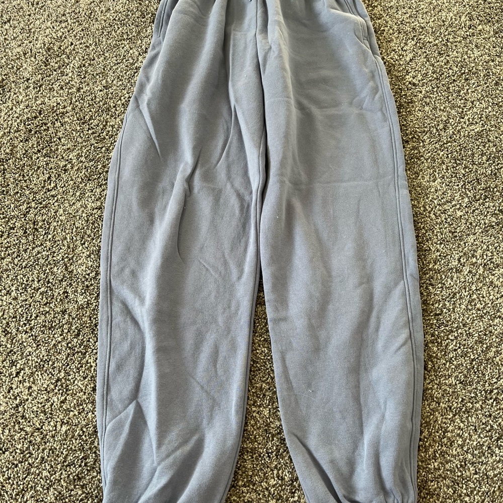 H&M women’s blue sweat pants, women’s Xs